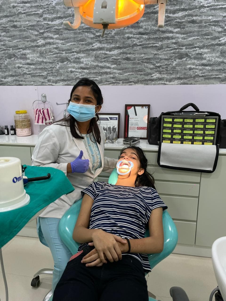 Jain Dental Clinic reception area in Bhopal